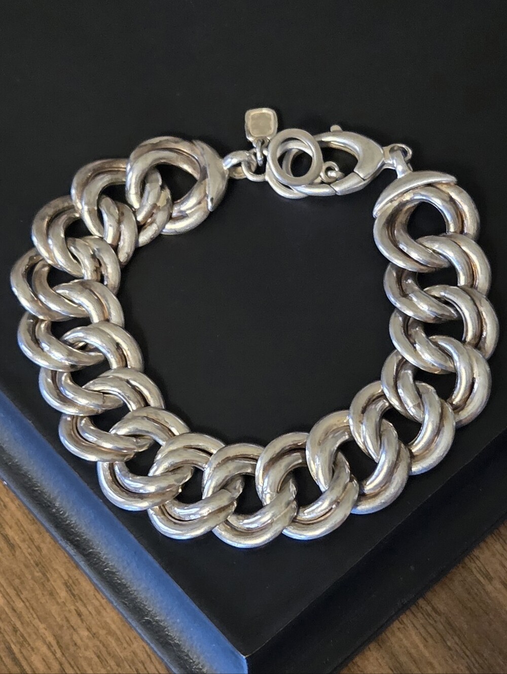 Reversible Silpada Sterling Silver Links Bracelet